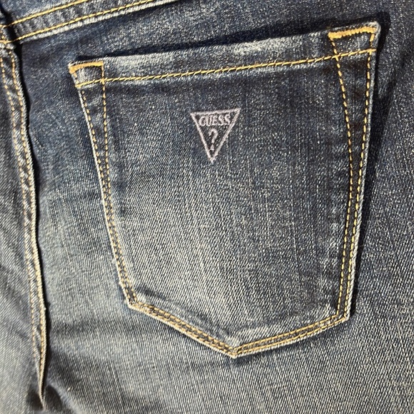 Guess Dark Denim Short 
Style #W22D75DO0EQ2 - Picture 3 of 6